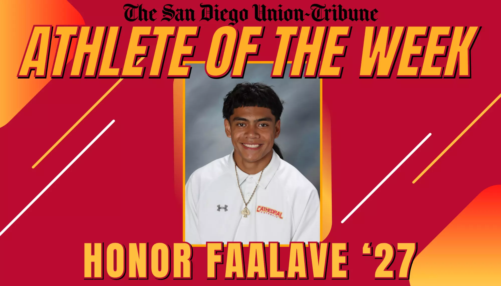 San Diego Union Tribune Athlete of the Week