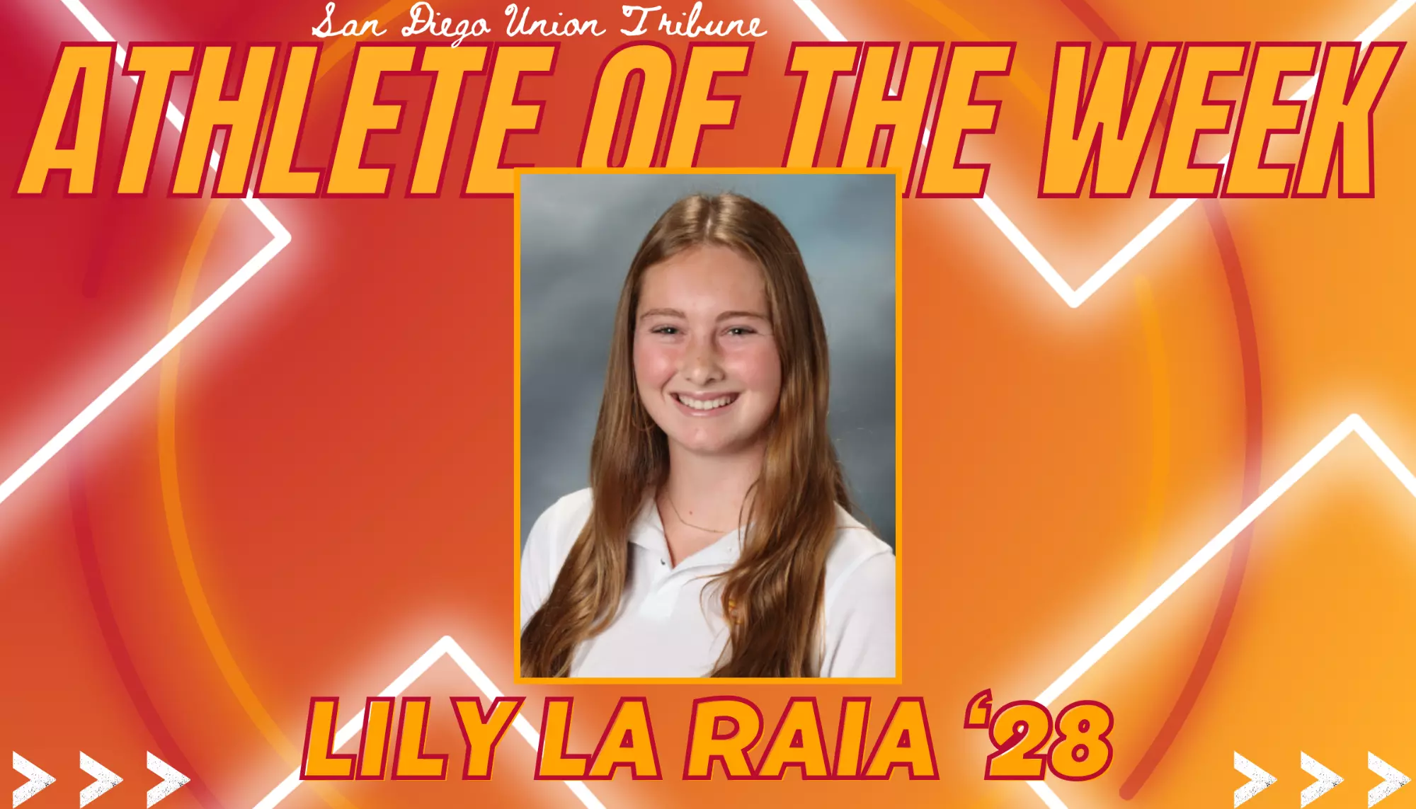 San Diego Union Tribune Athlete of the Week
