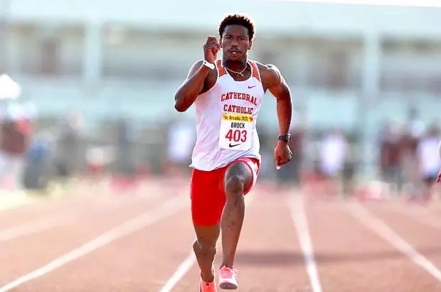 Cathedral Catholic’s Brock brings home section titles in 100, 200