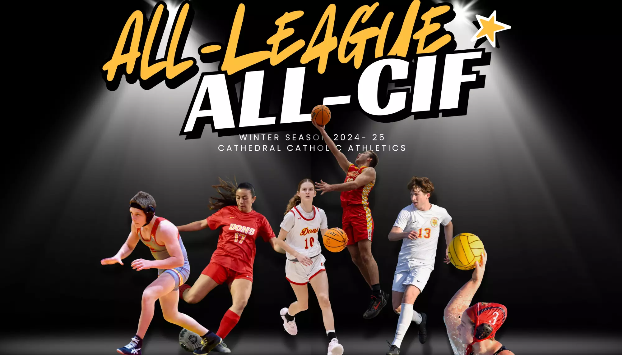 Winter All-League and All-CIF Selections
