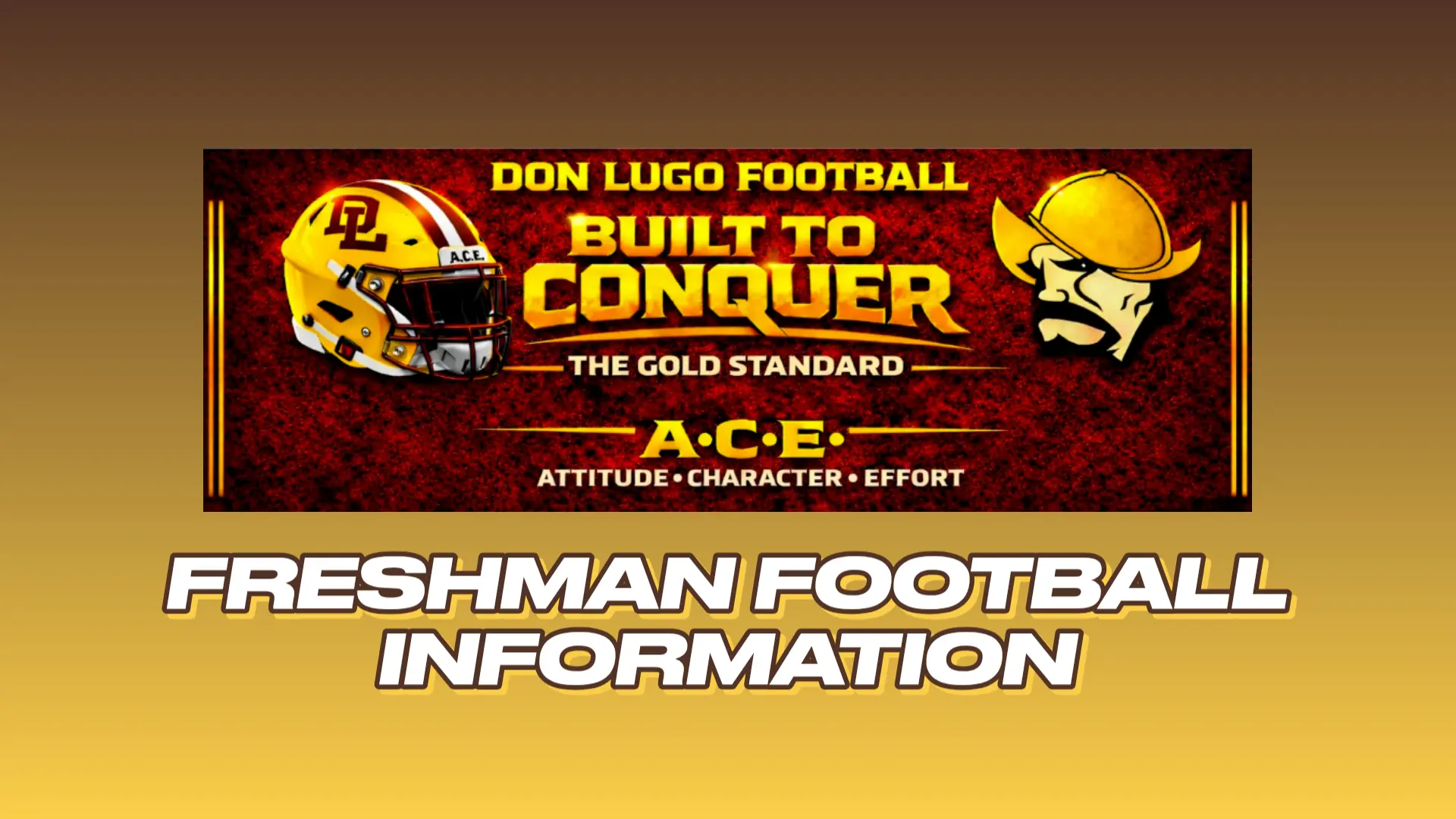 Freshman Football Important Information