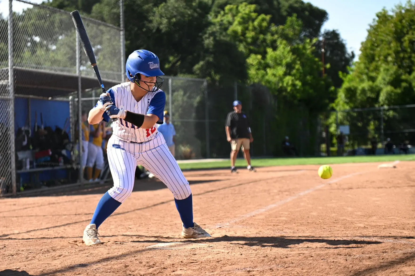Titans Softball Rolls Past Ramona Convent